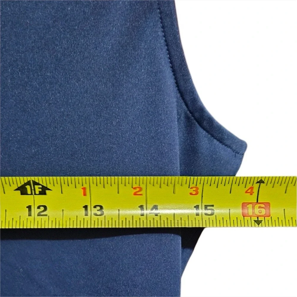 Tommy Bahama‎ Racquet & Paddle Womens Blue Sleeveless Golf Polo Shirt Size Small - Picture 8 of 8